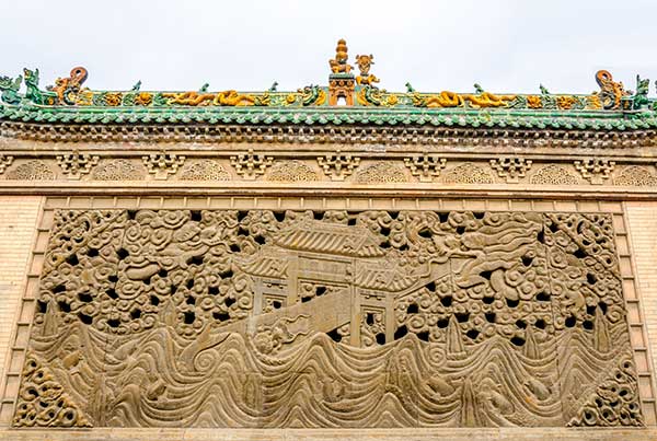 王家大院石雕区 王家大院石雕区