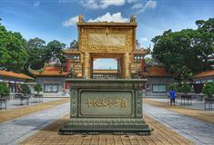 广州南粤苑千秋太平方鼎有什么好看的