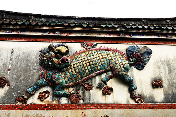 泉州开元寺麒麟壁