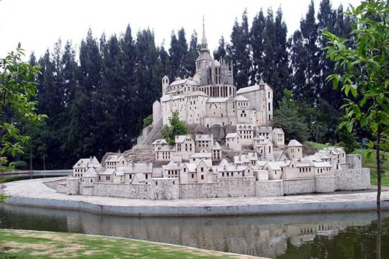 深圳世界之窗圣米歇尔山修道院 深圳世界之窗圣米歇尔山修道院