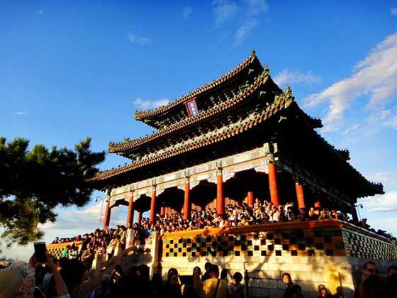 北京景山公园万春亭