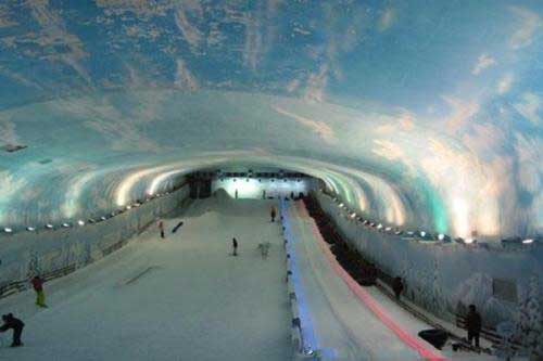 深圳世界之窗阿尔卑斯山室内滑雪场 深圳世界之窗阿尔卑斯山室内滑雪场