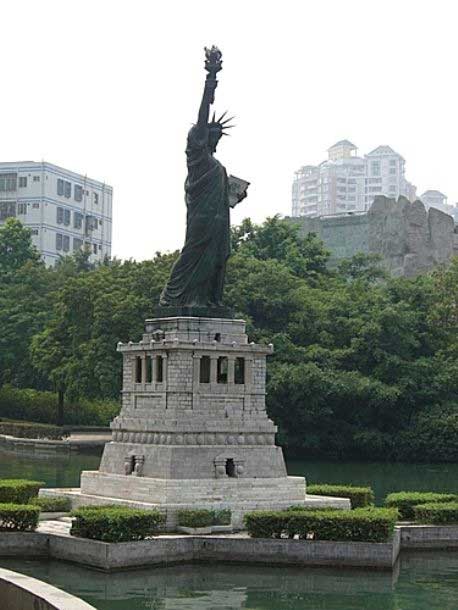 深圳世界之窗自由女神像