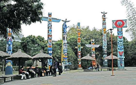 深圳世界之窗印第安人村落