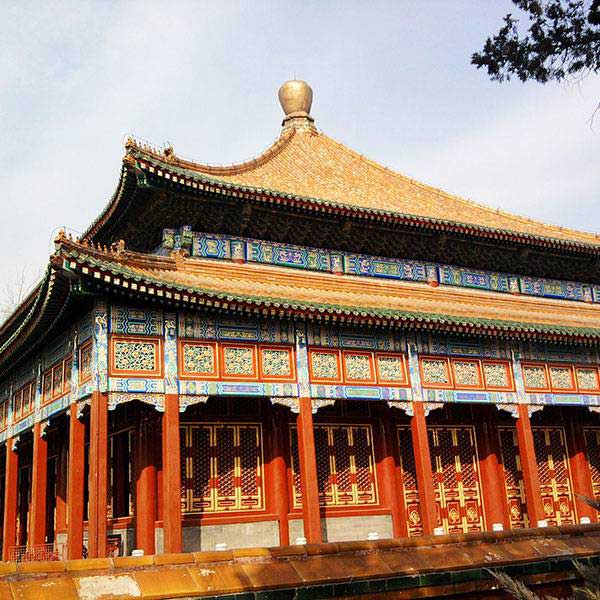 北海公园小西天 北海公园小西天