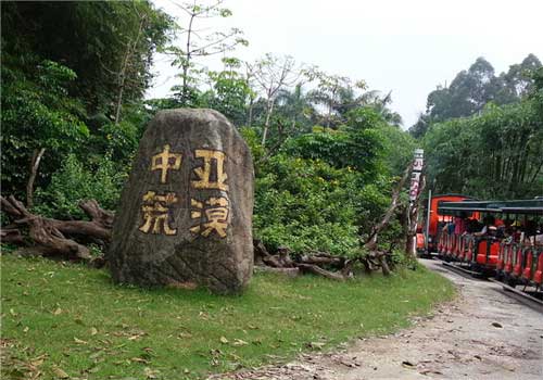 长隆野生动物世界中亚荒漠