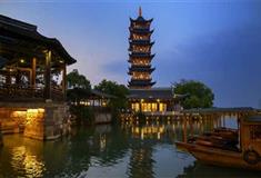 乌镇西栅白莲寺塔