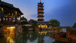 乌镇西栅白莲寺塔