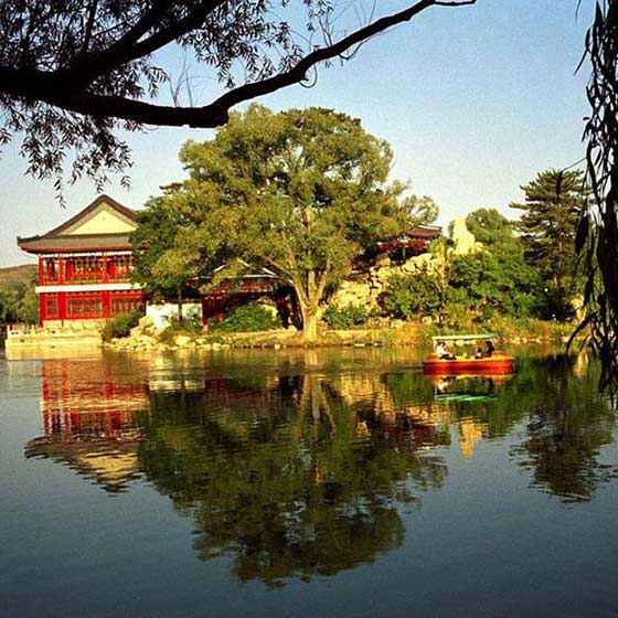 避暑山庄如意洲岛