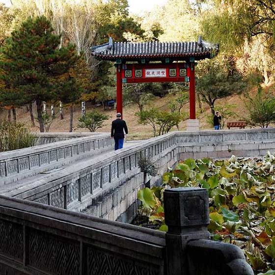 避暑山庄双湖夹镜