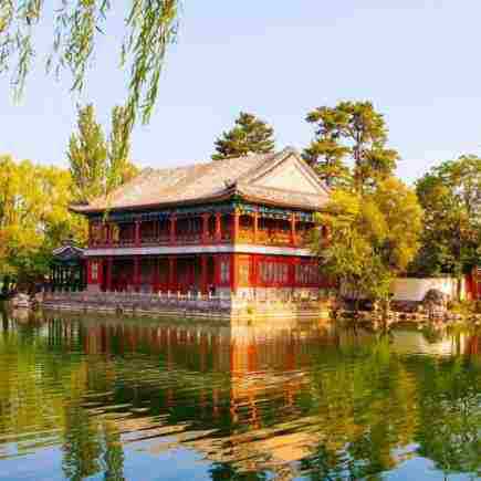 避暑山庄烟雨楼