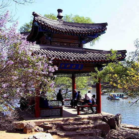 避暑山庄芳渚临流