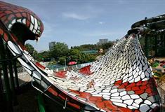 珠海梦幻水城眼镜王蛇滑道有什么好玩的