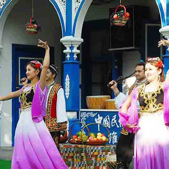 中国民俗文化村维吾尔族民居 中国民俗文化村维吾尔族民居