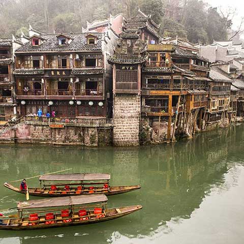 凤凰古城夺翠楼