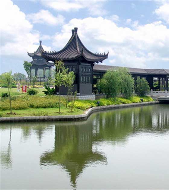 上海世纪公园浦东新区文化雕塑广场