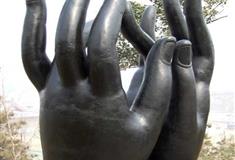 大唐芙蓉园甲印雕塑