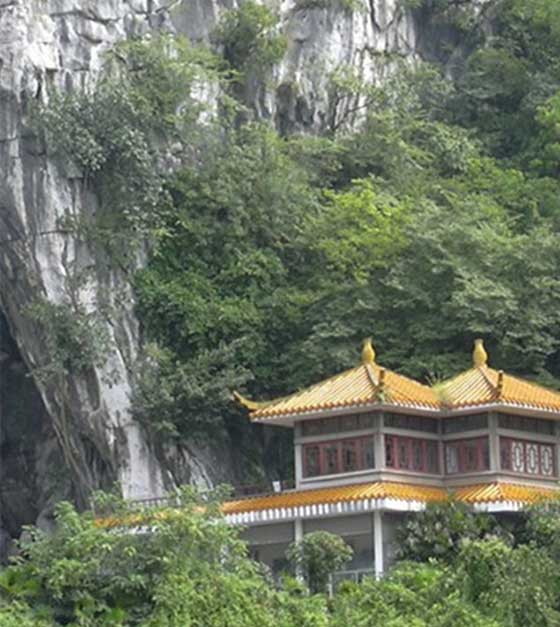 桂林南溪山景区龙脊亭 桂林南溪山景区龙脊亭