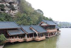 木龙湖九曲古廊