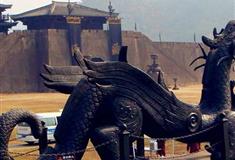 横店秦王宫四条飞龙