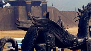 横店秦王宫四条飞龙