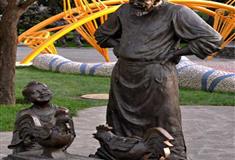 大唐芙蓉园呆若木鸡雕塑