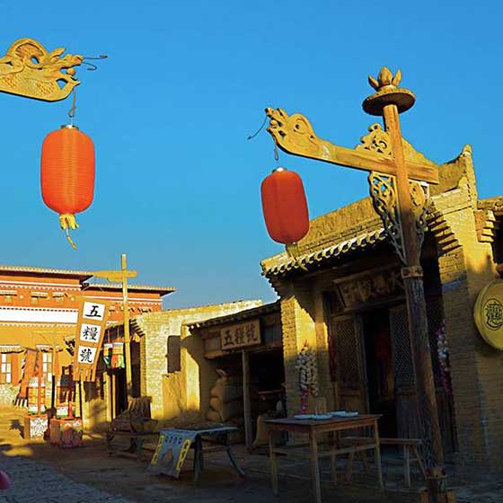 镇北堡西部影视城影视一条街 镇北堡西部影视城影视一条街