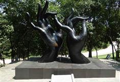 大唐芙蓉园说法印雕塑