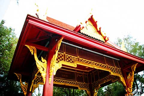 普陀山风景名胜区泰式凉亭 普陀山风景名胜区泰式凉亭