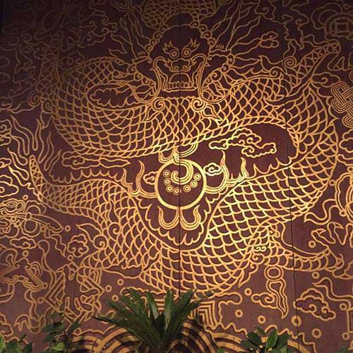 南京夫子庙团龙屏风