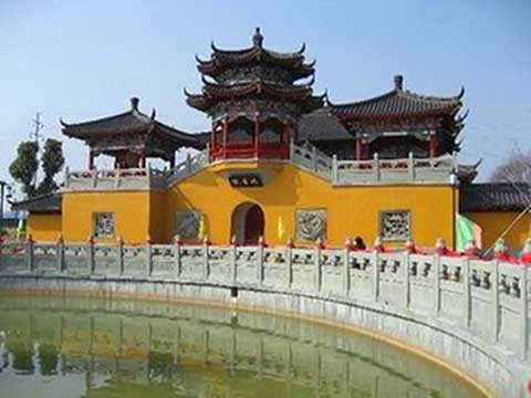 横店华夏文化园红鱼池