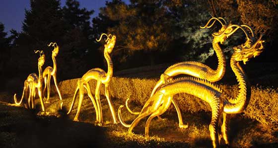 大唐芙蓉园赤金走龙