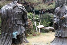 南京夫子庙朱升献策雕塑