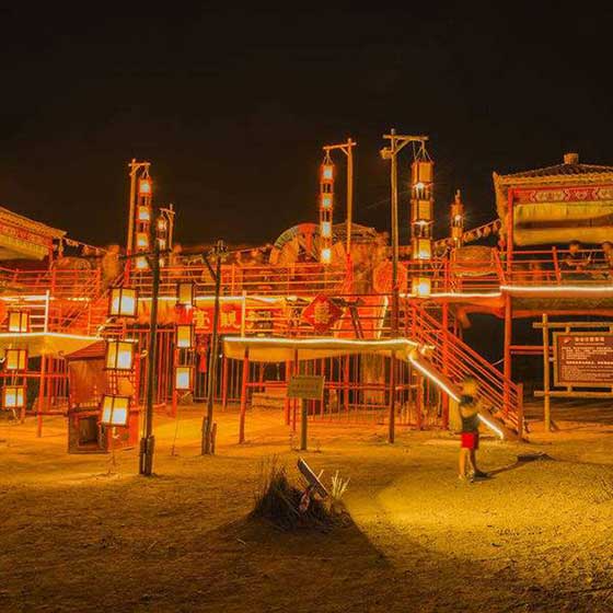 镇北堡西部影视城招亲台