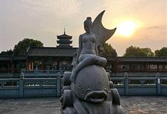 横店华夏文化园人鱼雕塑