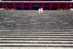 横店秦王宫九十九级台阶