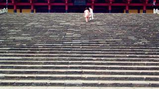 横店秦王宫九十九级台阶