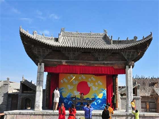 镇北堡西部影视城戏台