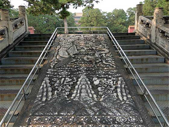 明定陵御路石雕 明定陵御路石雕