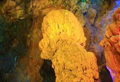 连州地下河：寿星石(醒狮坐莲)