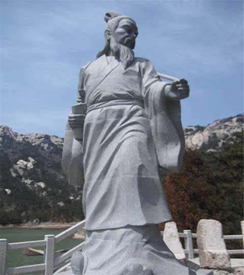 天柱山风景区左慈雕像