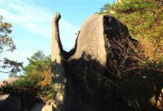 天柱山风景区：象鼻石