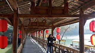 桂林义江缘景区风雨桥