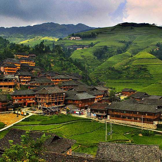 龙脊梯田长发村 龙脊梯田长发村