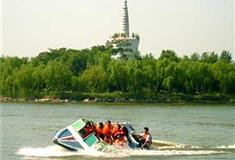 寿光林海生态博览园霜雪湖水道