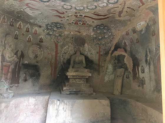 炳灵寺石窟洞沟 炳灵寺石窟洞沟