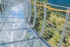 大余丫山风景区：玻璃栈桥