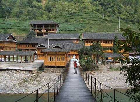 龙脊梯田黄洛红瑶寨