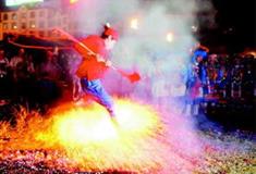 仙女湖风景区：刀山火海