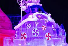 石家庄植物园：冰雕大世界
